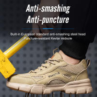 Botas De Seguridad Para Hombre Y Mujer Antideslizantes Transpirables Con Punta De Acero Ligeras Y Respirables Para Trabajo - details 3