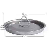 Tapa De Taza De Titanio Tomshoo Para Uso Outdoor Adecuada Para TOAKS Lixada Boundless Voyage Y Tazas De Titanio De 420ml Y 450ml - details 1
