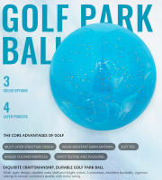 Bola De Golf Premium Caiton - 60mm/2.36in Diseño De Arte Fluido Rojo Azul Verde 4 Capas Construcción Para Parques Y Jardines - details 1