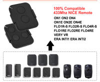 Gadoore 433MHz FLO2RE FL04RE Control Remoto De Puerta De Garage Compatible Con FLO2R-S FLO4R ON1E ON2E ON4E MUY VR ERA INTI1 ERA INTI2 - details 1