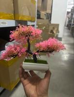 Arbusto Artificial Pequeño En Maceta Planta Falsa Con Flores Adornos Para Decoración De Jardín Hogar Y Habitaciones - details 3
