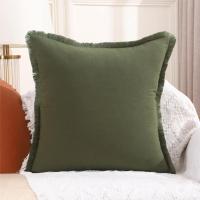Funda De Cojín Bohemia Con Borlas 45x45cm Cubierta De Algodón Para Decoración De Sala De Estar Y Dormitorio - details 0