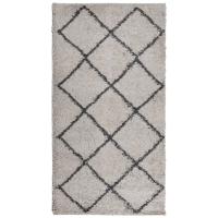 vidaXL Alfombra peluda de pelo largo moderna PAMPLONA 80x150 cm Color Antracita,  Beige,  Crema y mas Alfombras de área  Alfombra de Piso para Sala de Estar Dormitorio Habitación Salón - details 1