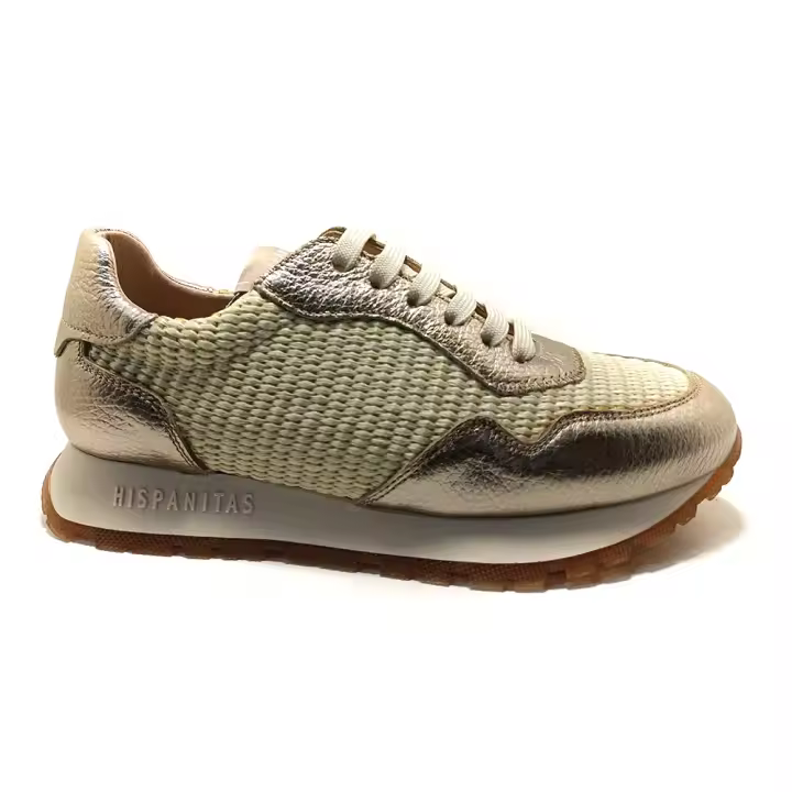 Hispanitas Rhv 254045 Kansas  Sneaker  Para Mujer  Color Beig. - 1