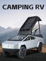 Modelo De Coche De Aleación Tesla Cybertruck 1:24 Con Sonido Y Luz Vehículo De Juguete Para Niños Coleccionable Regalo De Cumpleaños - details 0