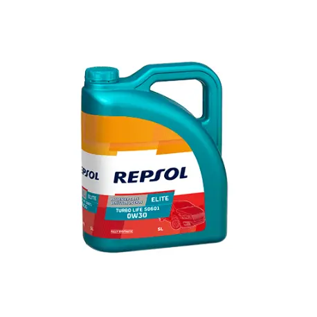 Aceite MOTOR REPSOL ELITE TURBO LIFE 50601 0W30 5L - Alto Rendimiento - 1