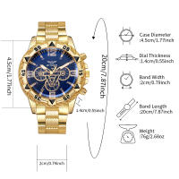 Reloj De Cuarzo Para Hombre Casual Moda Con Correa De Acero Sin Estuche Marca Yolako Material De La Correa Y Caso De Aleación - details 5