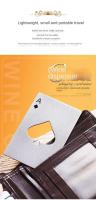 20PCS Abrebotellas De Cartas Juego De Cartas Automático Para Cerveza Hoteles Bares Vinos Cocina Can Openers Material De Acero Inoxidable - details 3