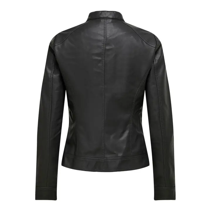 Only mod. 15081400 Chaqueta polipiel con cremallera - 1