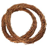 Corona De Rattan Natural Redonda DIY Con Ramas Y Ramas Para Decoración De Fiesta De Cumpleaños Boda Y Navidad Personalizable En Tamaños Variados - details 6