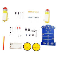 Kit De Coche Inteligente DIY Con Línea De Seguimiento D2-1 Módulo TT Motor Proyecto De Soldadura Smart Patrol Piezas De Automóvil - details 1
