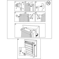 Plushome Estor Enrollable Opaco, Dispobible de Anchura 45cm Hasta 150cm Y de Alto 180cm.Incluyen Los Soportes de Instalación - details 0