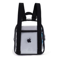Mochila Transparente De PVC Impermeable Para Mujer Y Hombre Mochila De Viaje Casual Para Estudiantes Exterior Con Cierre De Cremallera - details 5