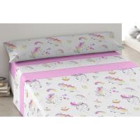 Juego de sábanas infantiles para cama de 90cm y 105cm - 4 modelos: Astronauta, Unicornio, Sirena, Dinosaurios - 50% Poliéster 50% Algodón - Divertidos diseños temáticos y gran calidad - Kimbatex Textil Hogar Tienda - details 4