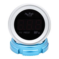 Gauge De Temperatura De Agua 52mm Para Coche Con Pantalla Digital LED Y Función De Alarma Medidor De Nivel De Combustible Voltímetro Y Presión De Aceite - details 5