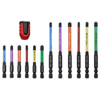Juego De 4 Piezas De Destornilladores Cruzados Con Agujeros Especiales FPH FPZ De 65mm/110mm Para Interruptores Y Enchufes Herramienta Eléctrica Con Anillo Magnético - details 0