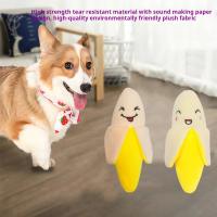 Juguetes De Peluche Para Mascotas Resistentes Al Masticar Juguete De Lloro Para Perros Y Gatos Puzzle De Frutas Bananas - details 0