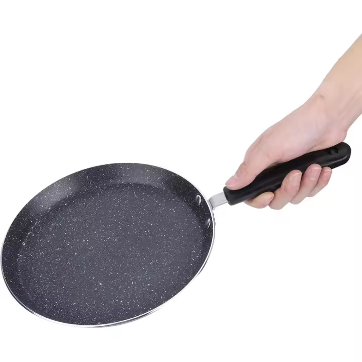 Estufa antiadherente Tortilla Fry, Sartén Fry Cocina antiadherente Cocina de inducción Desayuno de inducción Herramienta de cocina Pancake Huevo Pizza Utensilios de cocina (6in de tamaño pequeño) - 1