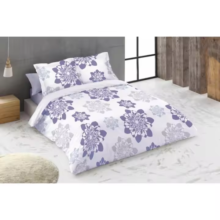Hosteline - Juego de funda nórdica Hosteline BALVIN Blanco Cama de 135 2 Piezas - 1