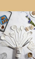Set De Utensilios De Cocina En Silicona Rosa 18 Piezas Herramientas De Cocina Ecológicas Y Prácticas Incluye Tampones Medidora - details 12