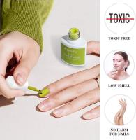 CIMIY Juego de 8 esmaltes de uñas de gel - Kit de manicura con capa superior para otoño e invierno diario con infinito natural blanco verde coral para mujeres Giirl UV LED en remojo - details 1
