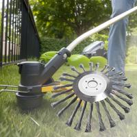 Cabeza De Trimmer De Hierba Universal De Acero Inoxidable Para Motosierra Disc De Raspado Para Jardín Y Aseo De Hierbas - details 2