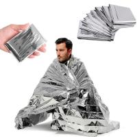 Mantas Térmicas De Mylar De Emergencia Impermeables Retienen La Calor Corporal Ideal Para Kit De Primeros Auxilios Y Desastres Naturales Tamaño 51.18 X 82.67 - details 0