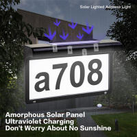 Luz De Número De Casa Solar LED Impermeable Para Exterior Luz De Pared Sin Cable Decorativa Para Jardín Y Puerta Con Signo De Dirección - details 4