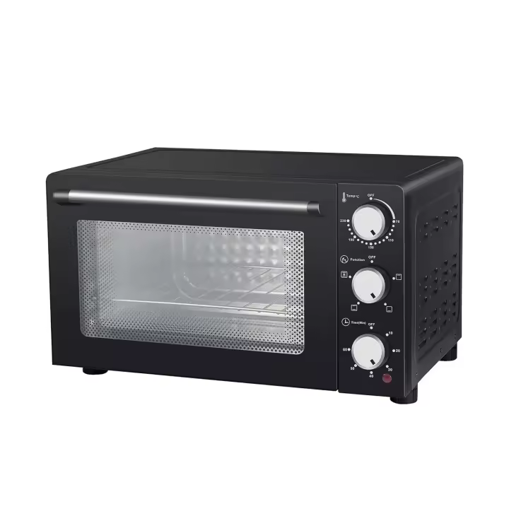 Horno Eléctrico MELCHIONI FAMILY ENJOY, Con Grill, Función Ventilado y Combinado, Accesorios Incluidos, Color Negro - 1