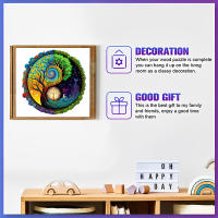 Rompecabezas De Madera Con Patrón De Árbol Y Formas Animales Irregulares Juguete De Alivio Del Estrés Regalo De Navidad O Cumpleaños Para Adolescentes Y Adultos - details 0
