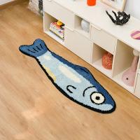VIKAMA Alfombra Antideslizante De 40x120cm Para Hogar Decoración Salada Alfombra De Cama Alfombra De Sala De Estar Alfombra De Mesa De Café Alfombra No Esmerilada Para Adultos - details 2