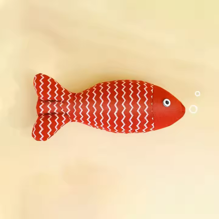 Juguete De Pescado Para Gato MADDEN Simulación De Pescado Con Menta Juguete Interactivo Para Gatos Y Gatitos Almohadilla De Raspadura Regalo Para Mascotas - 1
