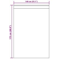Cortinas Opacas vidaXL con Lazos de Colgar 2 pcs Gris Oscuro Terciopelo - details 5