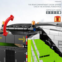 Kit De Construcción De Ciudades 899PCS Con Cisne Soplador Y Otras Máquinas De Mano Para Niños Y Adultos Juguetes Educativos De Bloques De Plástico Compatible Con Lego - details 1