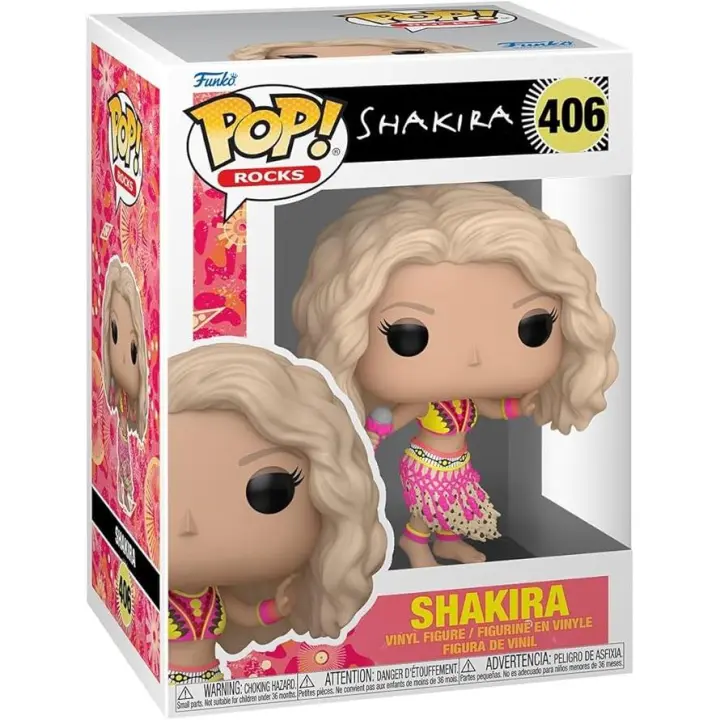 Funko Pop! Rocks: Shakira - Waka Waka - Figura de Vinilo Coleccionable - Idea de Regalo- Mercancia Oficial - Juguetes para Niños y Adultos - Music Fans - Muñeco para Coleccionistas y Exposición - MR POPYE - 1