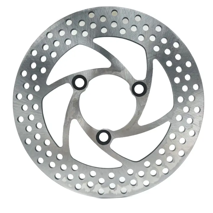Disco De Freno Universal De Acero Inoxidable 220mm Con 3 Agujeros Espaciado De Agujeros 70mm Para Motocicleta Scooter Bicicleta De Tierra ATV - 1