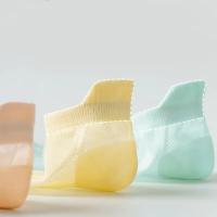 Medias Cortas De Malla Delgada Para Mujer 6/12 Pares Color Sólido Absorbentes De Sudor Transpirables Dopamine Colores Alineados Casual Primavera Verano - details 10