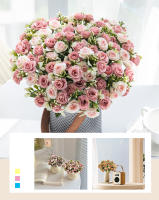 1pc Rosa De Seda Artificial Para Boda Decoración De Hogar Jardín Arco De Navidad Regalo DIY Venta Caliente De Flores Artificiales - details 2