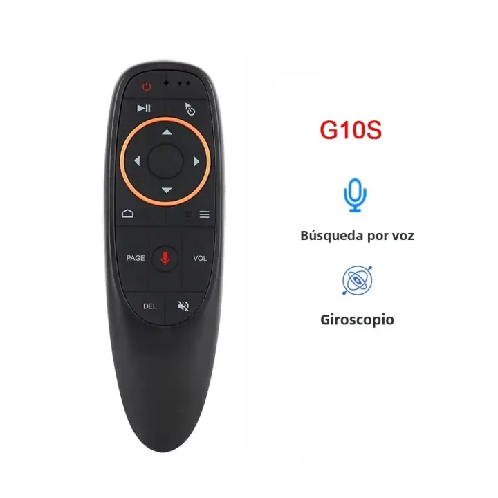 Control Remoto Inalámbrico G10S Con Voz Y 6-eje Giroscopio Para PC Y TV Android Smart 2.4G RF USB Compatible Con Sistema Operativo Windows - 1