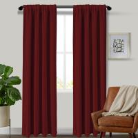 2PCS Cortina De Aislamiento Térmico De Color Sólido Para Dormitorio Oficina Cocina Sala De Estar Decoración De Hogar Con Bolso De Palas - details 6
