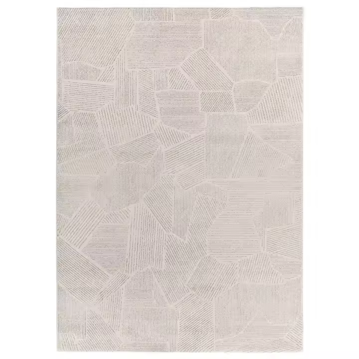 Alfombra interior diseño abstracto en gris - PORTO 12919 | 80x150, 133x190, 160x230, 200x290 cm - 1