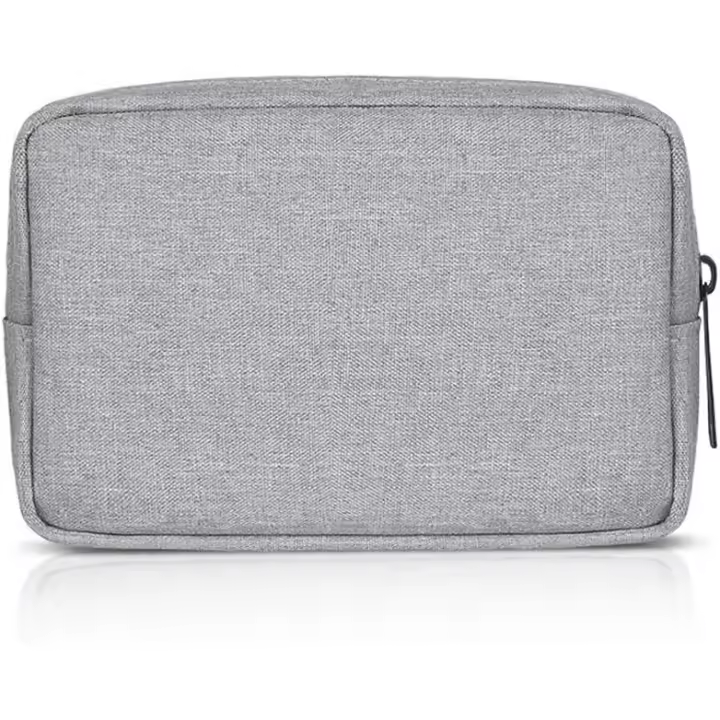 Estuche de transporte suave, duradero y liviano, adecuado para viajes, viajes y kit de cosméticos (gris-pequeño) - 1