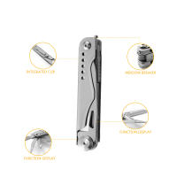 Cuchillo Multifuncional Plegable Para Camping Con Hoja De Acero Inoxidable Abrebotellas Rompeventanas Corte De Cadena Y Masas Herramienta Esencial Para Exteriores - details 2
