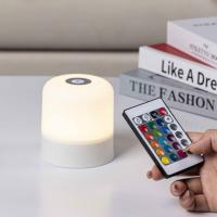 Lámpara nocturna para niños, luz táctil regulable para la habitación, con modo de luz cálida, tres niveles de brillo, recargable por USB, regalo para niños/adultos - details 1