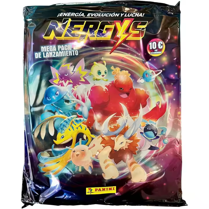 Mega Pack Lanzamiento Panini Nergys - 1