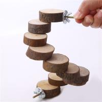 Juguete Masticable De Madera Para Hamster Escalera De Madera Para Jaula 6/10 Pasos Bloques De Subida Para Conejo Ratón Erizo Pequeño Accesorios De Jaula - details 6