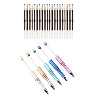 Bolígrafos Beadables Con Recargas Tinta Negra Para Escritura Escolar Suministros De Oficina Para Niños Graduación Clase Diario Dibujo - details 6