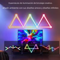 Lámpara De Pared Inteligente WIFI LED RGBIC Barra De Luz DIY Decoración De Ambiente Para Dormitorio Y Sala De Juegos Iluminación Nocturna Con Música Y TV - details 8