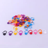 100Pcs Marcadores De Costura Para Tejer Y Crochet Colores Mixtos Herramientas De Bordado Con Gancho De Bloqueo Pin De Acero Inoxidable Para Adultos Y Niños - details 1