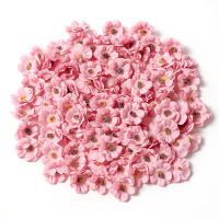 50PCs Cabezas De Rosas Artificiales Miniatura En Seda Para Decoración De Hogar Bodas Artesanía Corona Regalos Accesorios - details 9